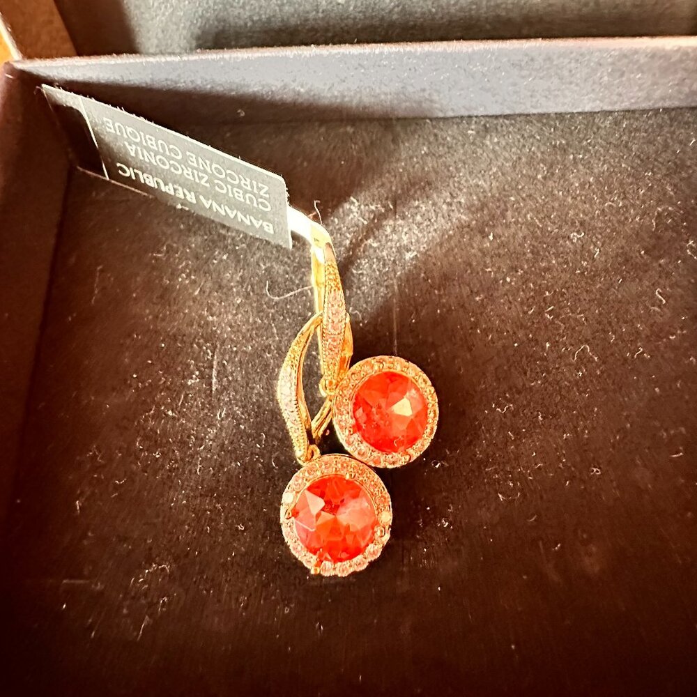 Banana Republic Gold Drop Earrings - New!